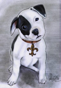 Fleur de Lis Puppy