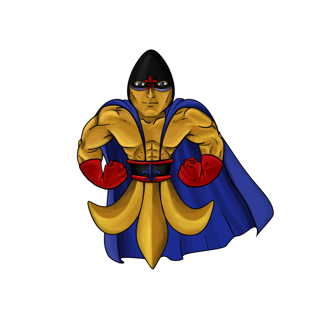 Superhero Fleur de Lis