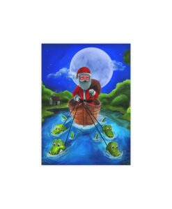 Papa Noel Pirogue on the Bayou - Postcard Bundles (envelopes included)